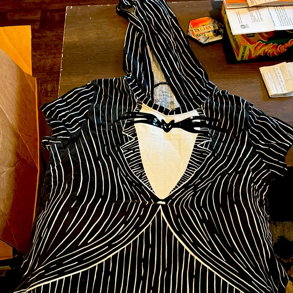 Disney Nightmare Before Christmas shirt with hood